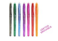 20 Pen van Clicker van de kleuren Intrekbare Wrijving 0.5mm/0.7mm