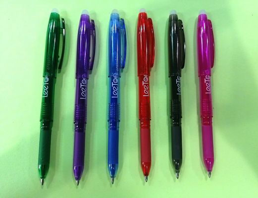 0,5 0.7mm Uitwisbare Pennen van de Puntwrijving met 20 Kleurenoptie